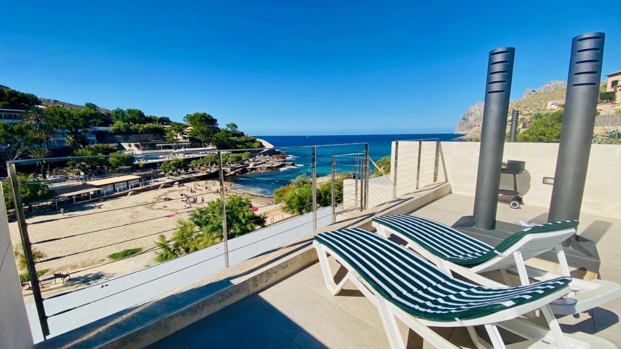 Mirador Blue - Penthouse Apartments With Roof Terrace Cala de Sant Vicenc Exteriör bild