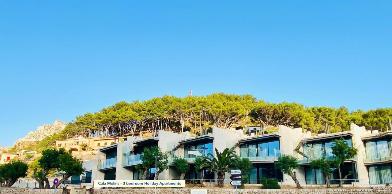 Mirador Blue - Penthouse Apartments With Roof Terrace Cala de Sant Vicenc Exteriör bild