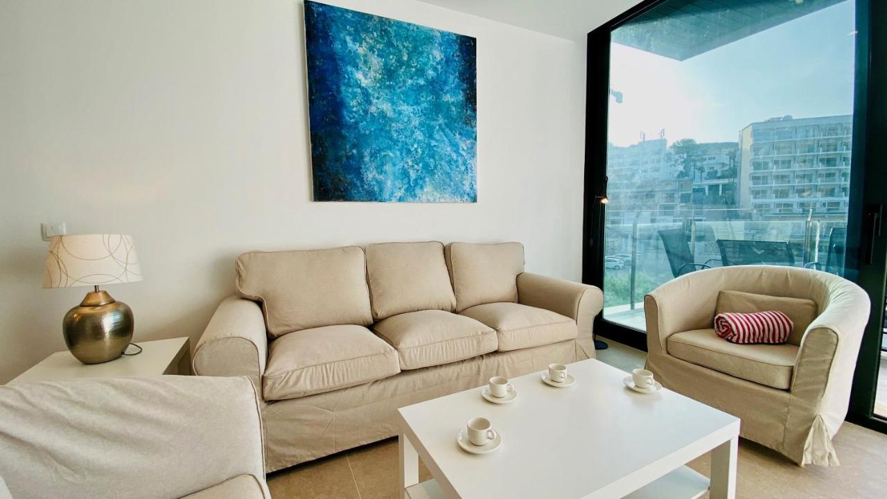 Mirador Blue - Penthouse Apartments With Roof Terrace Cala de Sant Vicenc Exteriör bild