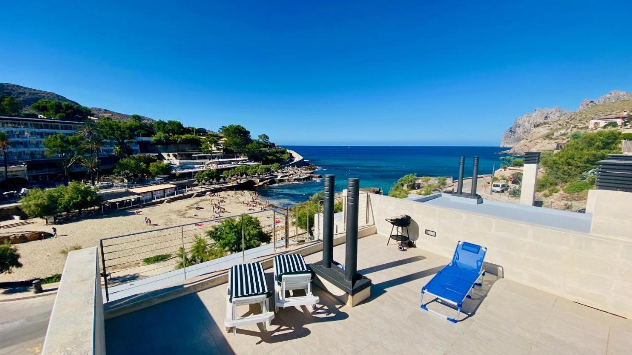 Mirador Blue - Penthouse Apartments With Roof Terrace Cala de Sant Vicenc Exteriör bild